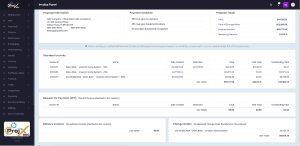 ProjX360 - Invoice Panel